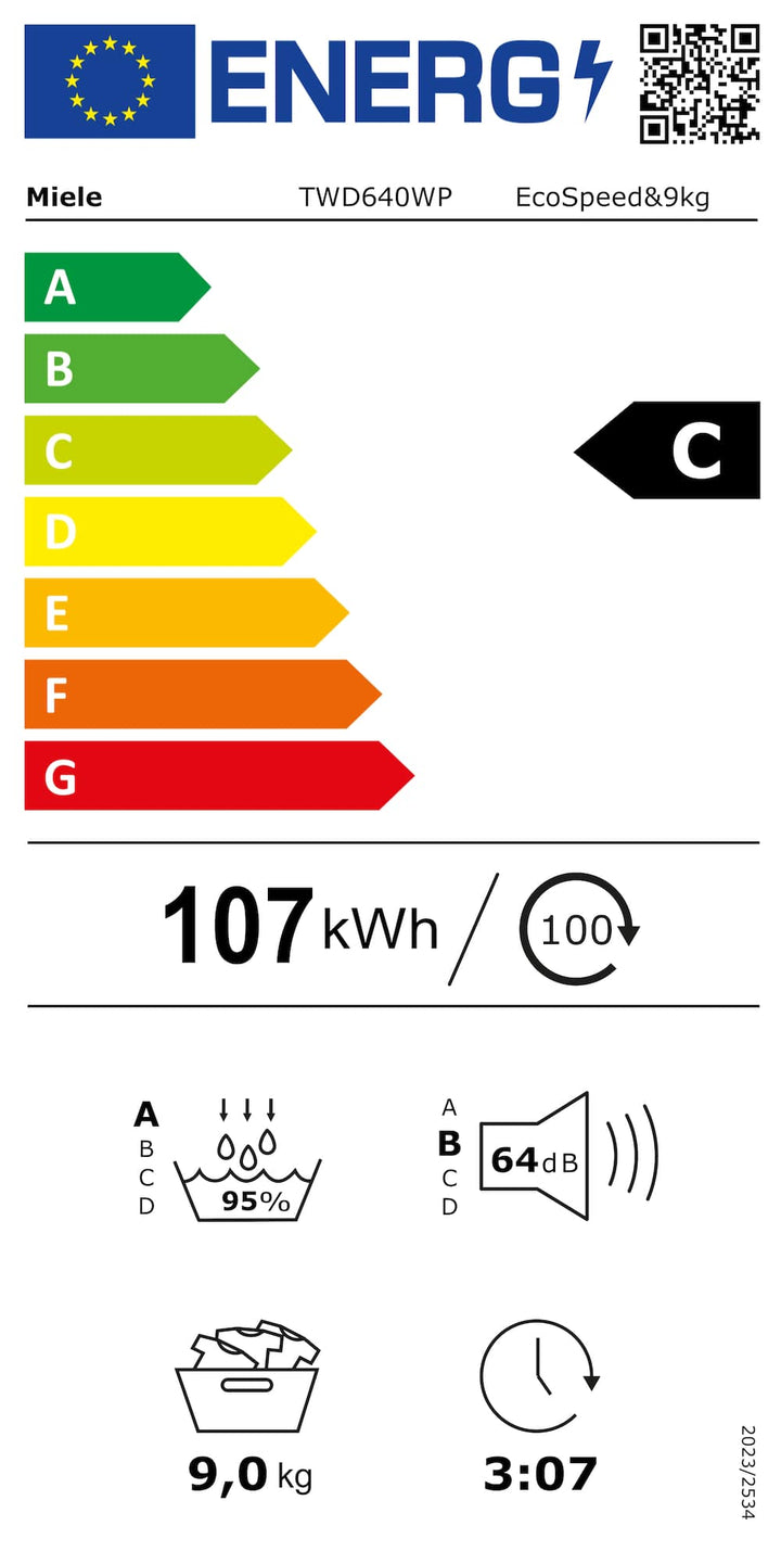 Uscător Cu Pompă De Căldură Miele TWD640WP - Imagine 6