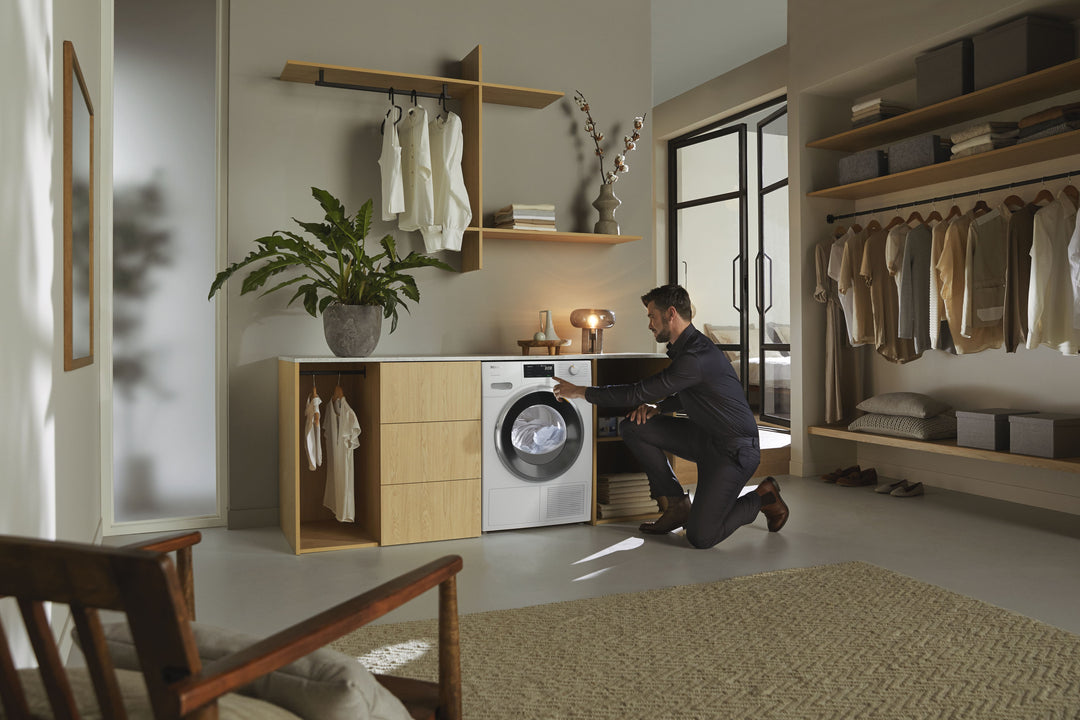 Uscător Cu Pompă De Căldură Miele TWH780WP EcoSpeed&amp;9kg Alb Lotus - Imagine 5