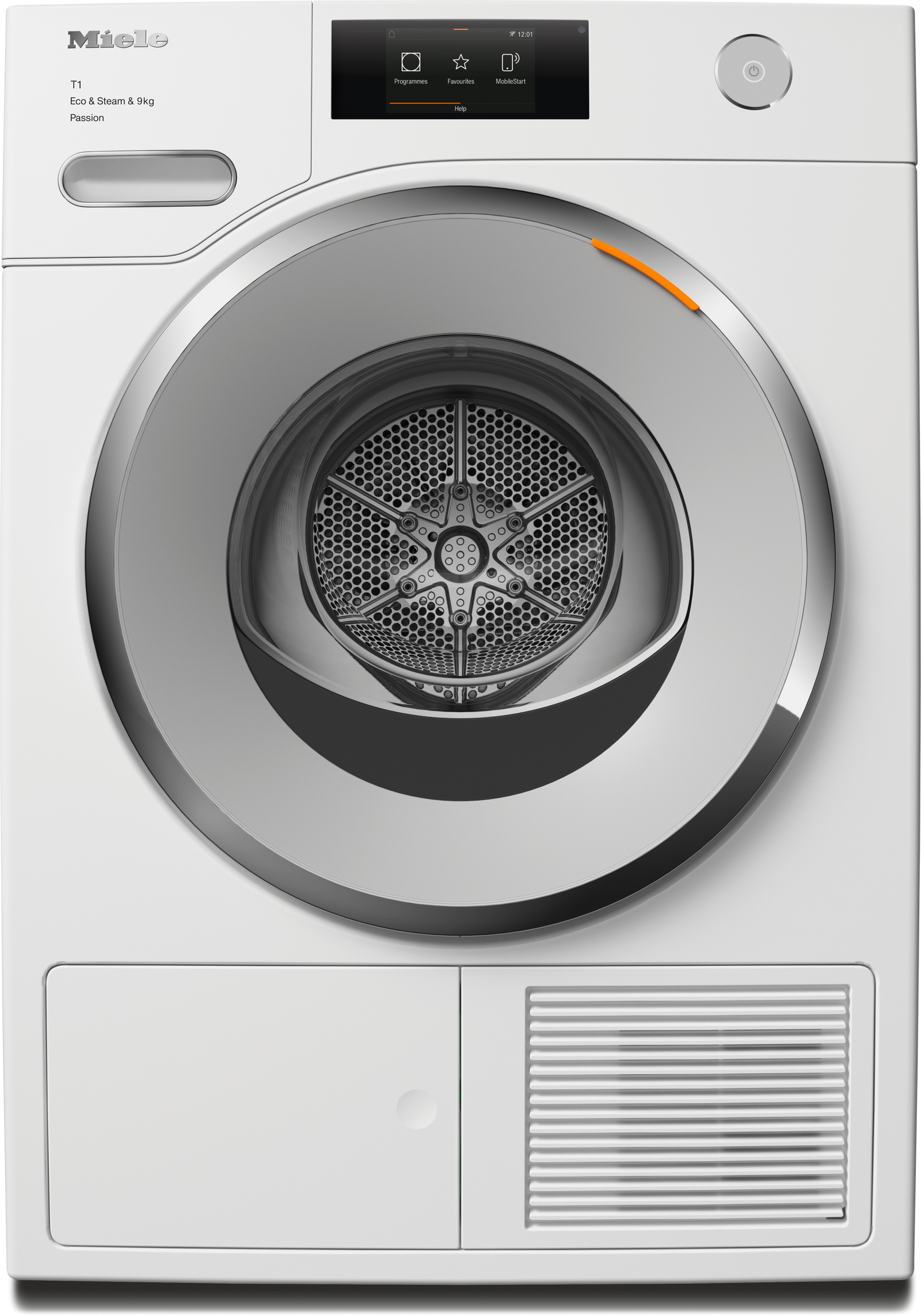 Uscător Rufe Miele TWV780WP Passion Alb Lotus - Imagine 1