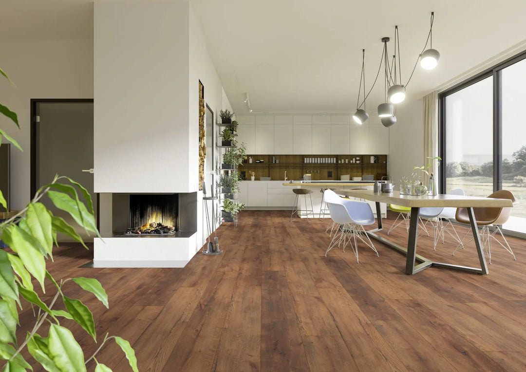 Parchet laminat, ter Hürne, Dureco Floor-Silent,Stejar Tonga long plank 7mm
