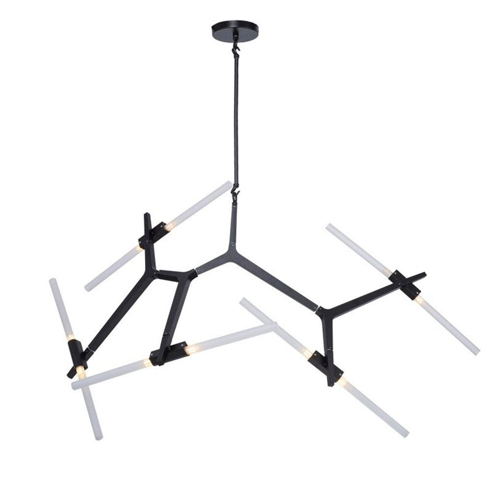 Lustră Sticks Black ST-1001-10, Step Into Design (Black Friday)