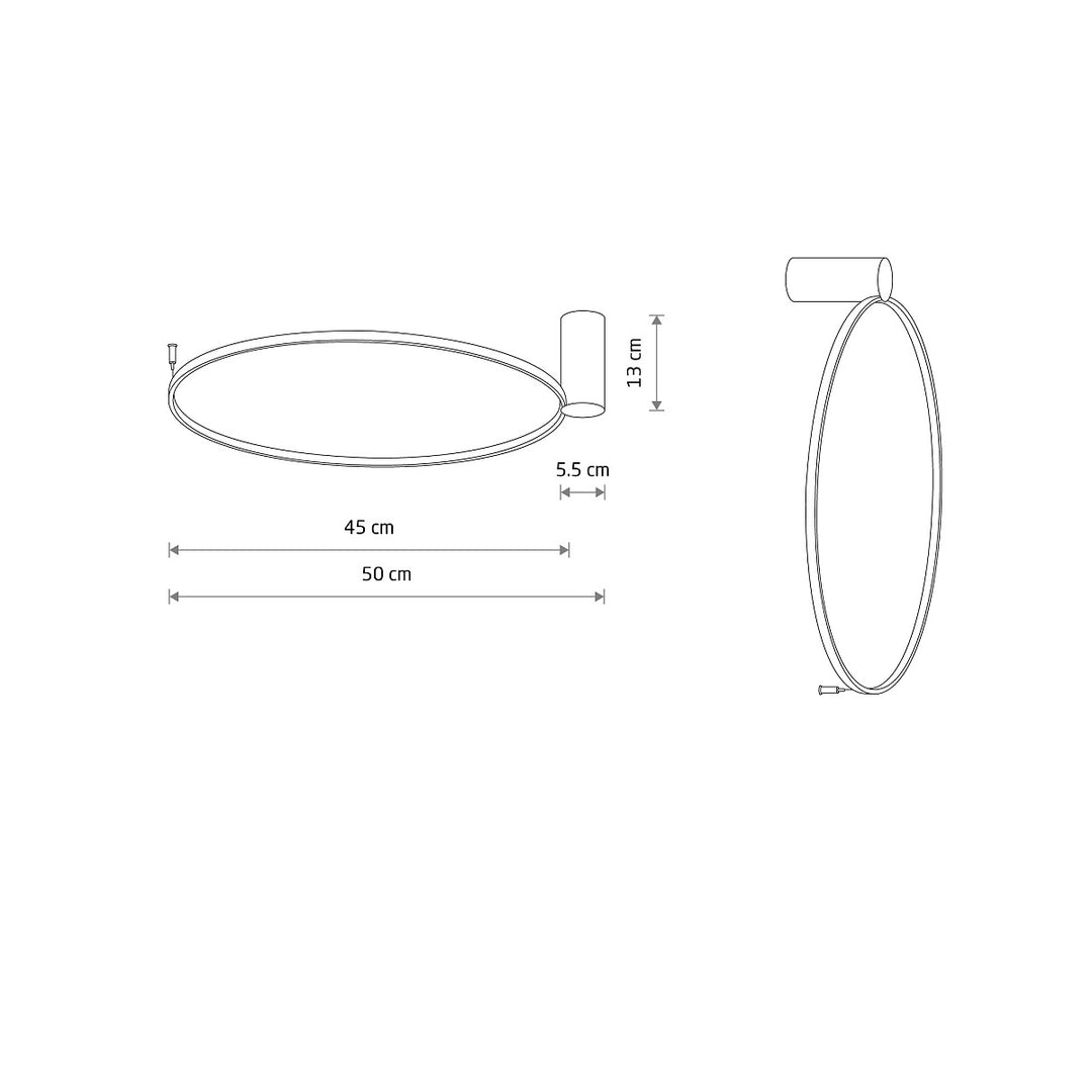 Aplică  Circolo Led S 3000k 10928, Nowodvorski