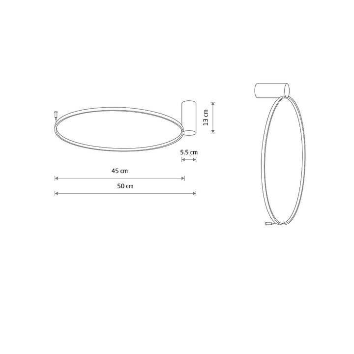 Aplică  Circolo Led S 3000k 10928, Nowodvorski