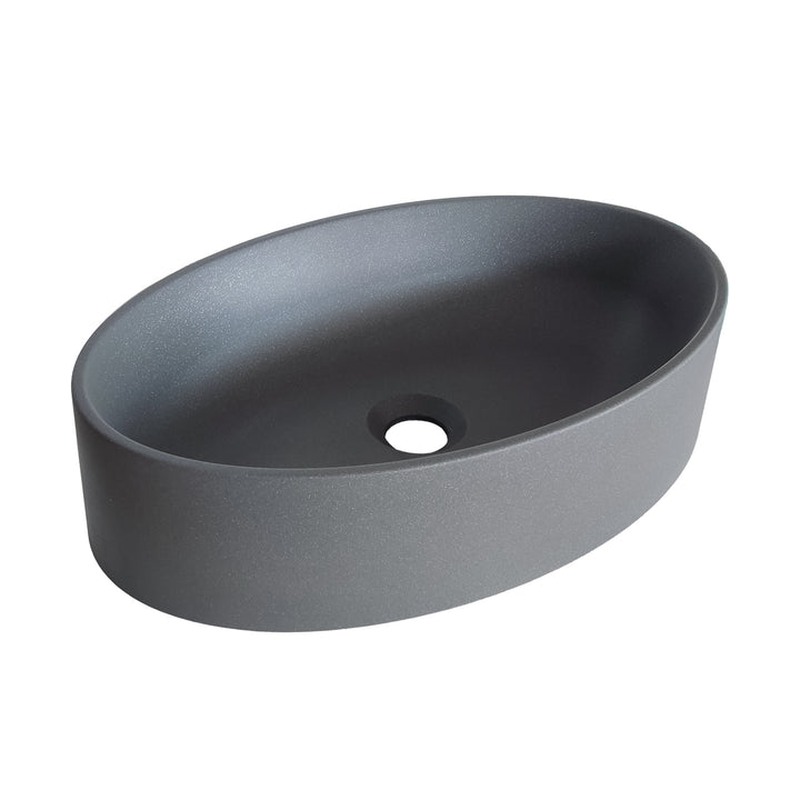 Lavoar de baie oval din granit compozit SanDonna ARONDI