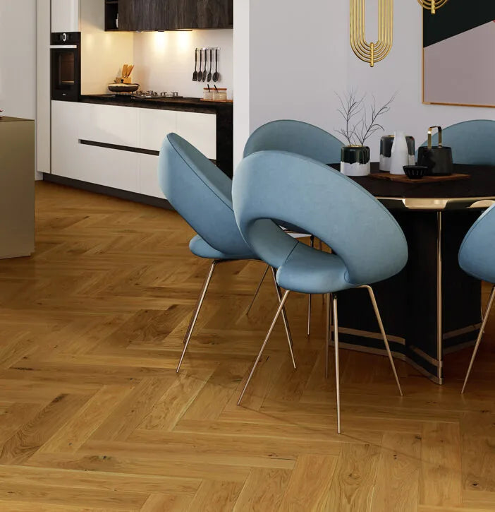 Parchet Stratificat Herringbone Stejar Vibrance 110, Barlinek Pure Classico