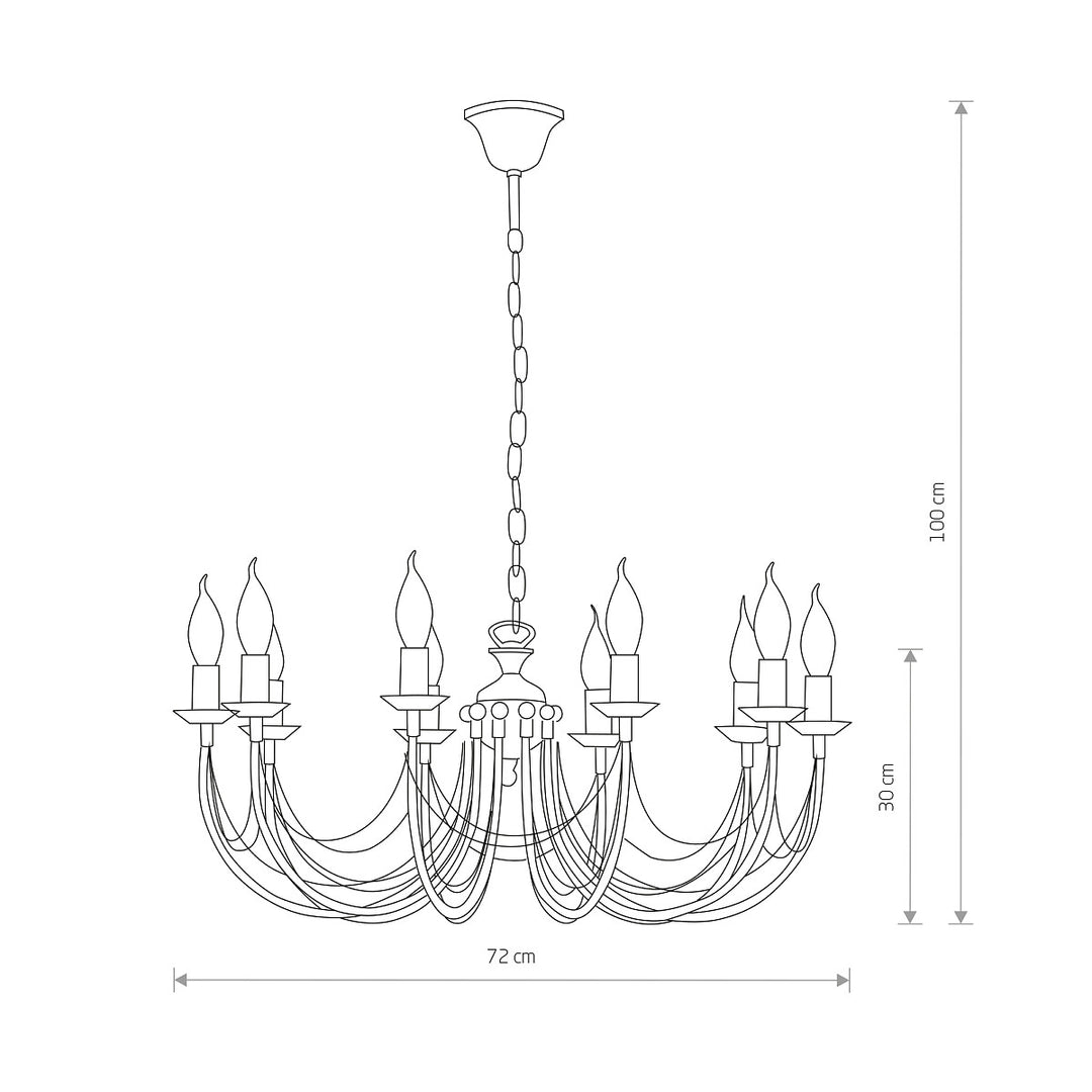 Candelabru Ares X 206, Nowodvorski