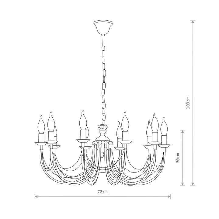 Candelabru Ares X 206, Nowodvorski
