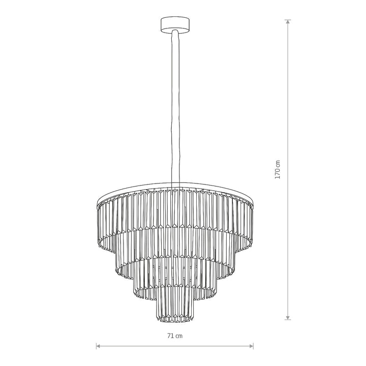 Candelabru Cristal L 7614, Nowodvorski