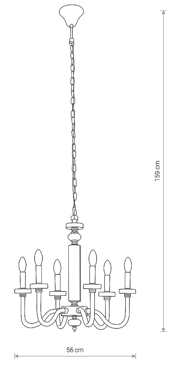 Candelabru Hampton Vi 8154, Nowodvorski