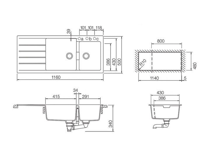 Set chiuveta bucatarie Schock Signus D-175 1160 x 500 mm si baterie bucatarie Schock Laios Cristadur Polaris cu cap extractibil, alb polar