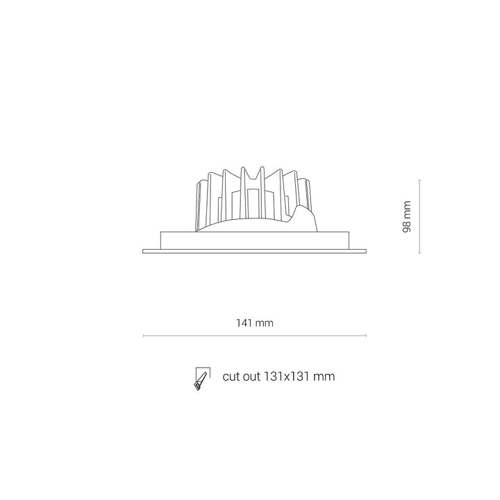 Spot Cl Dia Led 18w 3000k 8722, Nowodvorski