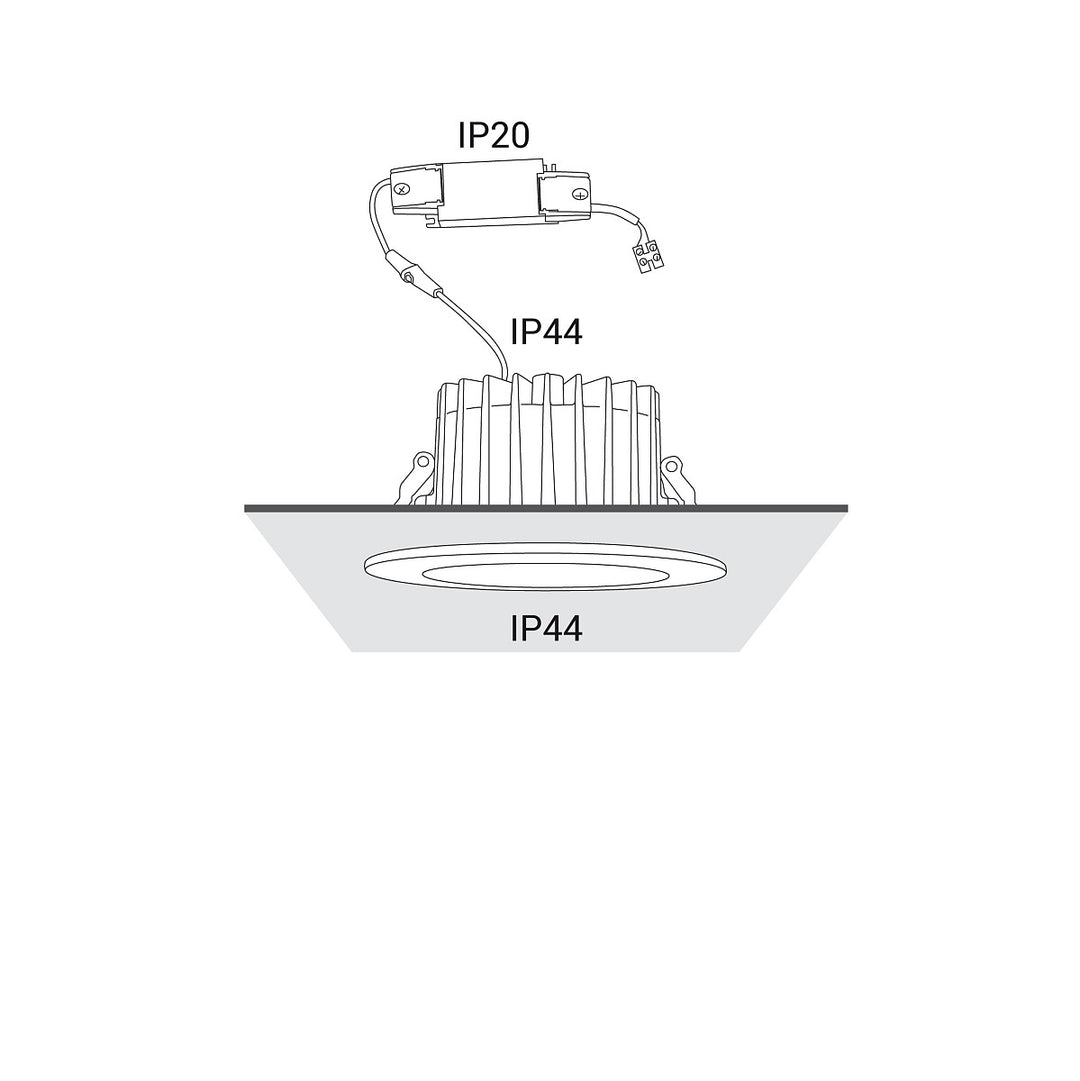 Spot Cl Kea Led 20w 3000k Ip44 8773, Nowodvorski
