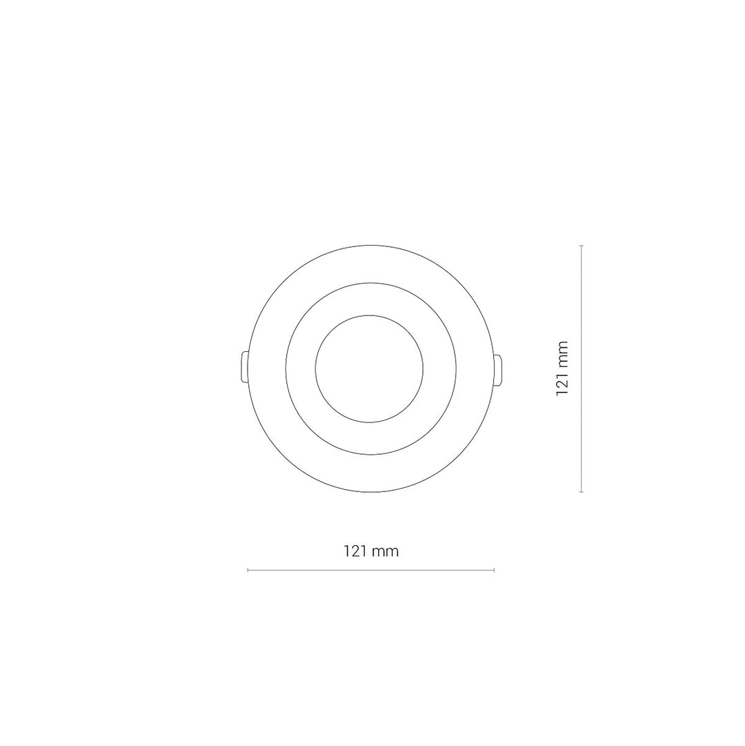 Spot Cl Kea Led 20w 3000k Ip44 8773, Nowodvorski