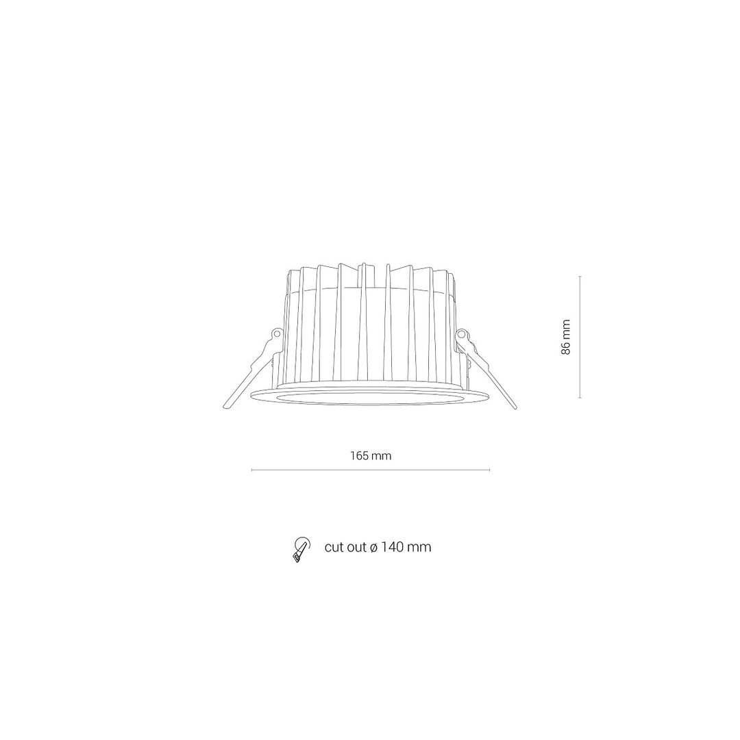 Spot Cl Kea Led 30w 4000k Ip44 8770, Nowodvorski