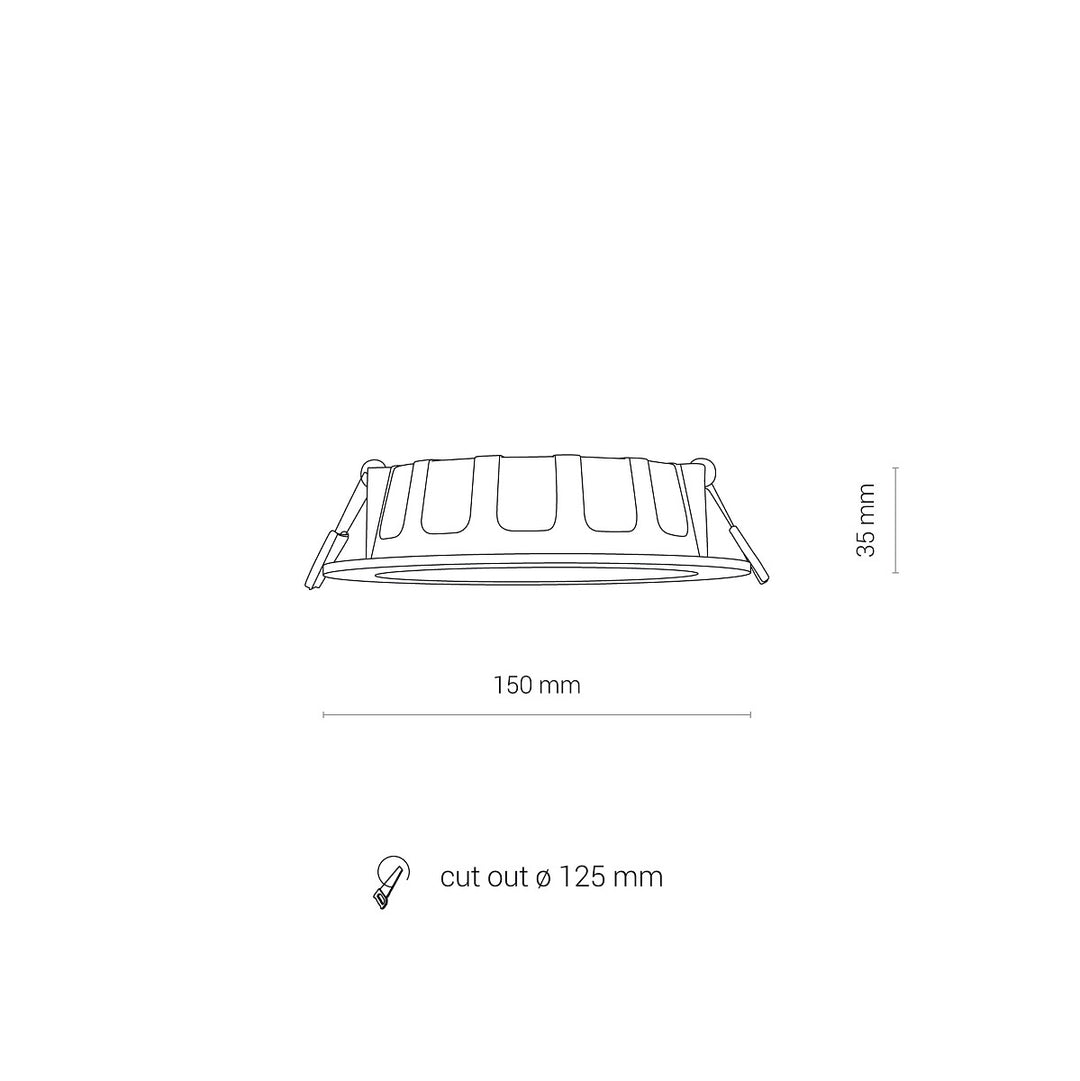Spot Cl Kos Led 10w 4000k Ip44 8778, Nowodvorski