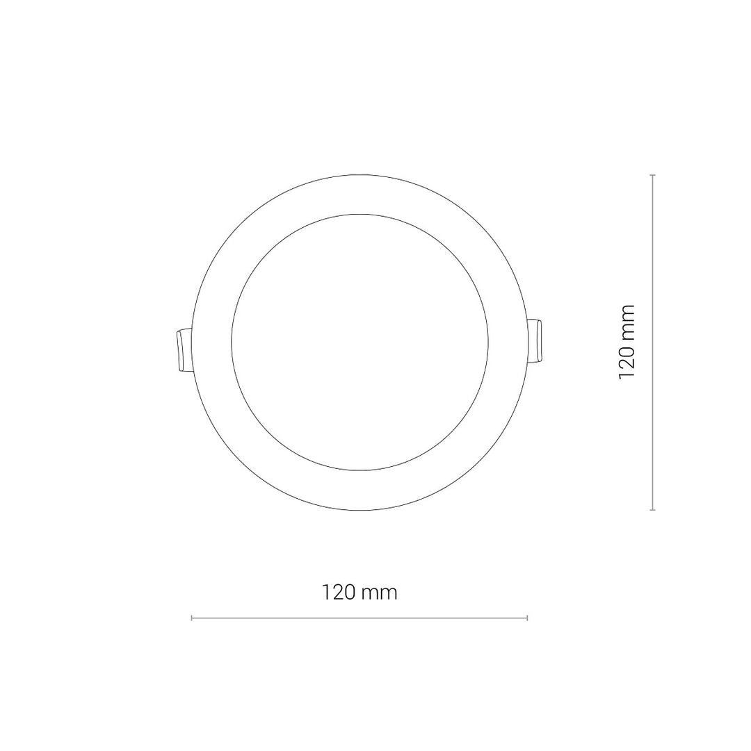 Spot Cl Kos Led 8w 3000k Ip44 8782, Nowodvorski