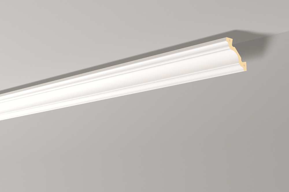 Cornisa decorativa din poliuretan K3 - 8x8x240 cm