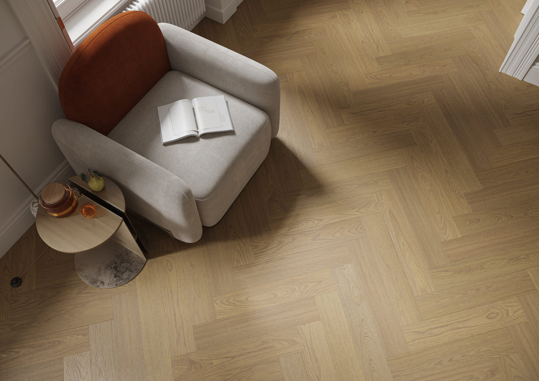 Parchet SPC Stejar Antic Herringbone