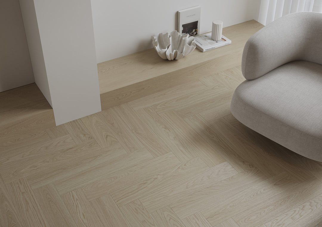 Parchet SPC Stejar Flax Herringbone
