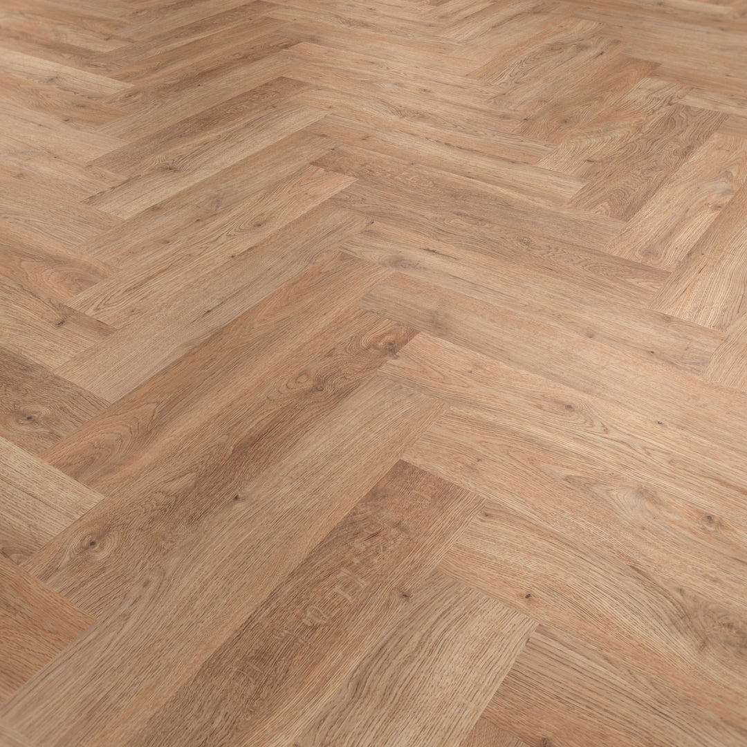 Parchet SPC Herringbone Porto 6mm, Zenn Comfort 55, Berry Alloc