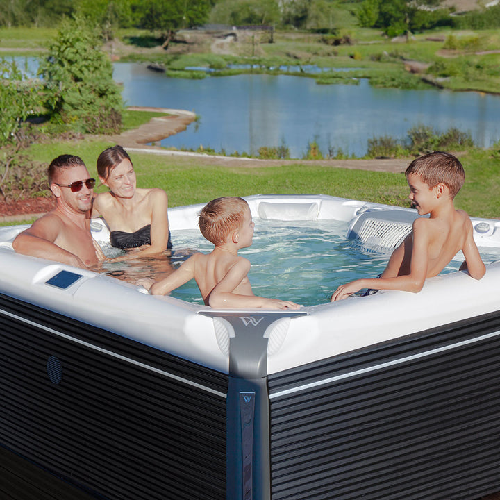 Minipiscina 7 persoane Elbrus Life Premium, Wellis