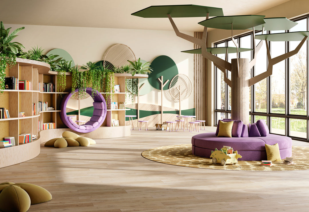 Parchet SPC Faro 6mm, Zenn RigidClick Comfort 55 Planks, Berry Alloc