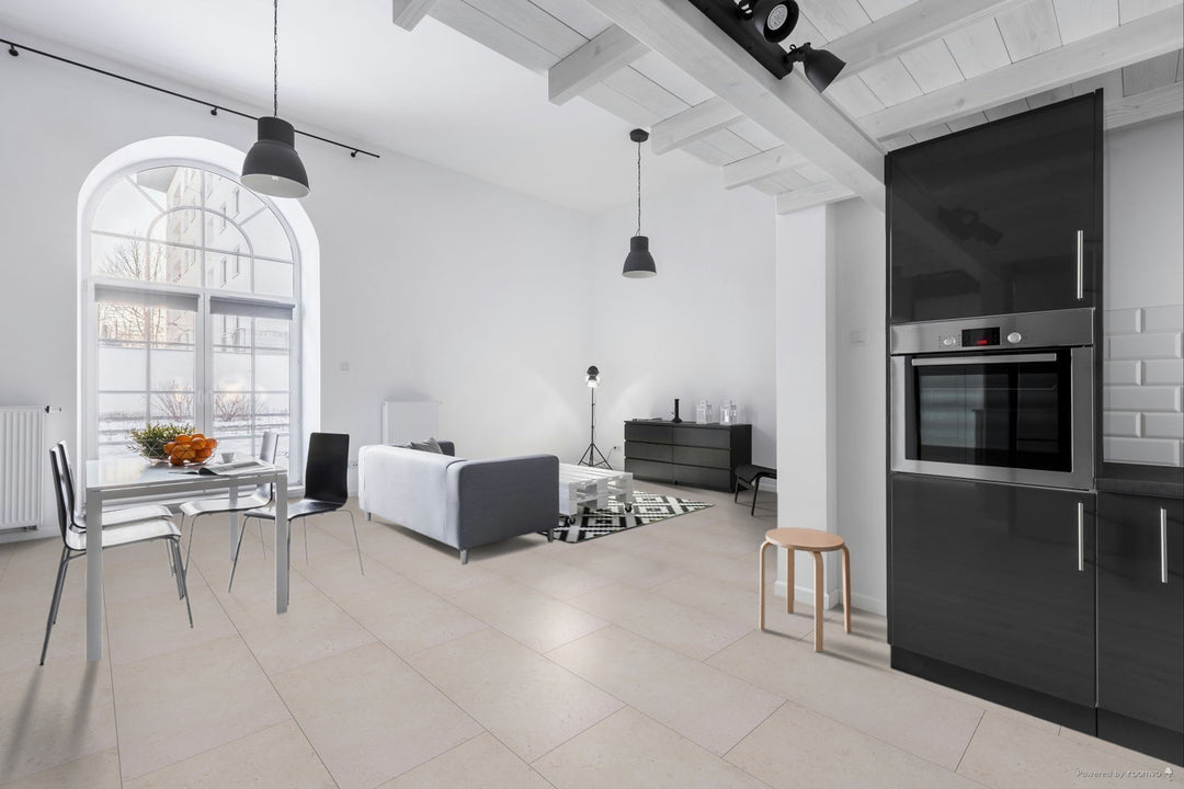 Parchet SPC Delhi 6mm, Zenn RigidClick Comfort 55 Tile, Berry Alloc