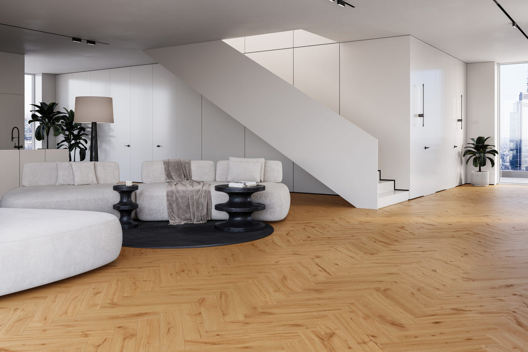 Parchet SPC Stejar Ginger Herringbone
