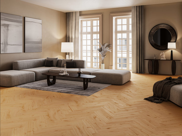 Parchet SPC Stejar Ginger Herringbone