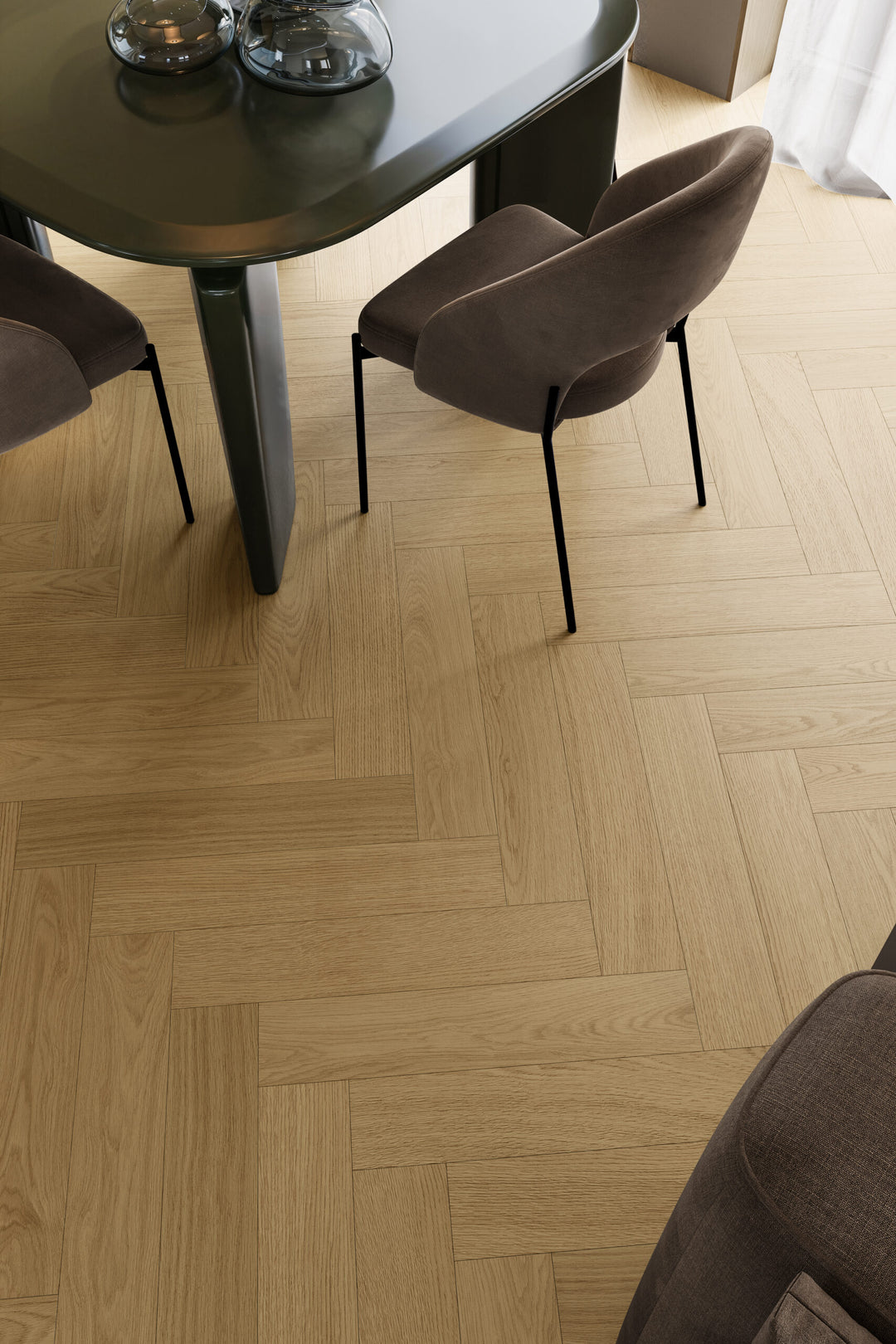 Parchet SPC Stejar Cream Herringbone