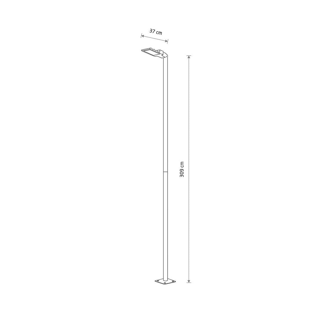 Lampă De Pardoseală Pathway Led L Exterior 9125, Nowodvorski
