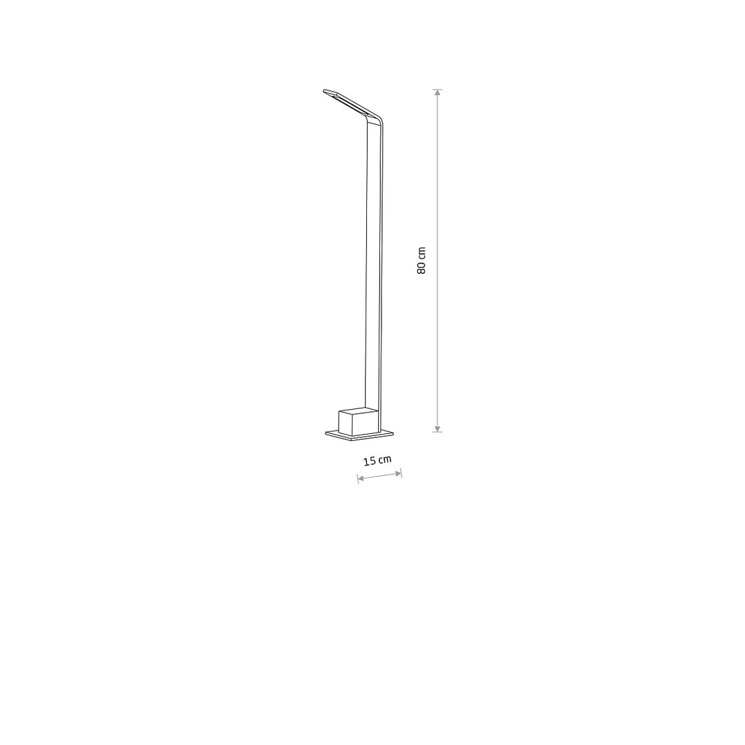 Lampă De Pardoseală Slim Led Exterior 11540, Nowodvorski