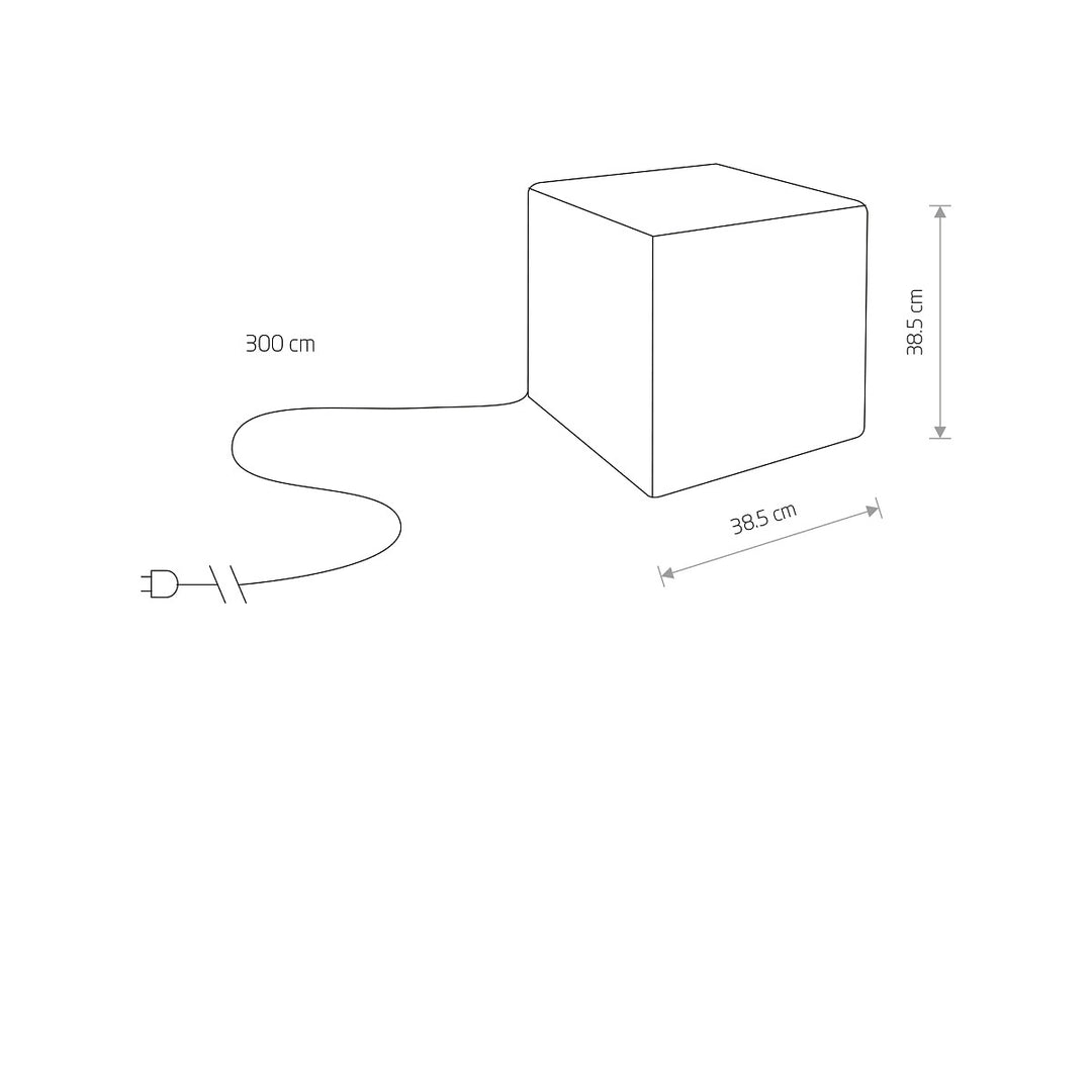 Lampă Portabilă Cumulus Cube M Exterior 8966, Nowodvorski