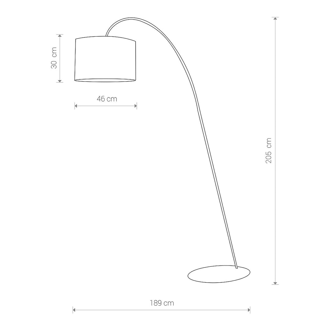 Lampadar Alice Ecru I L 3457, Nowodvorski