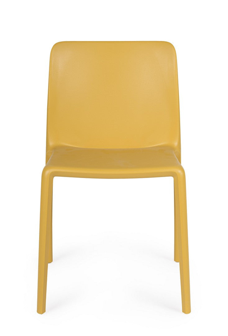 Scaun Dining Plastic Ocru, Chloris Bizzotto - Imagine 3