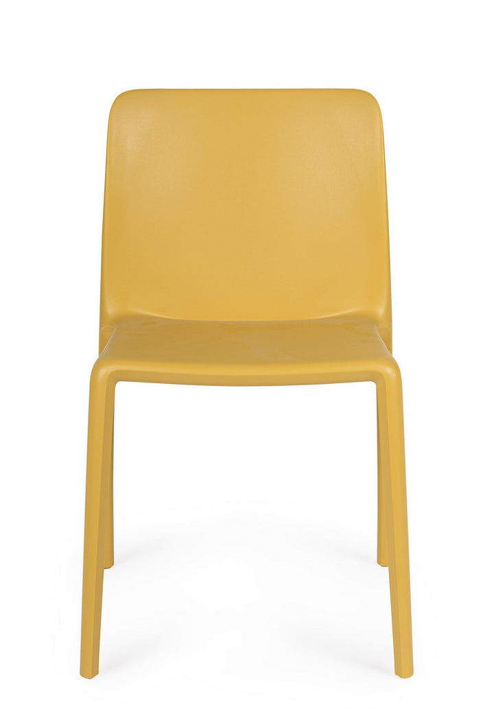 Scaun Dining Plastic Ocru, Chloris Bizzotto - Imagine 3