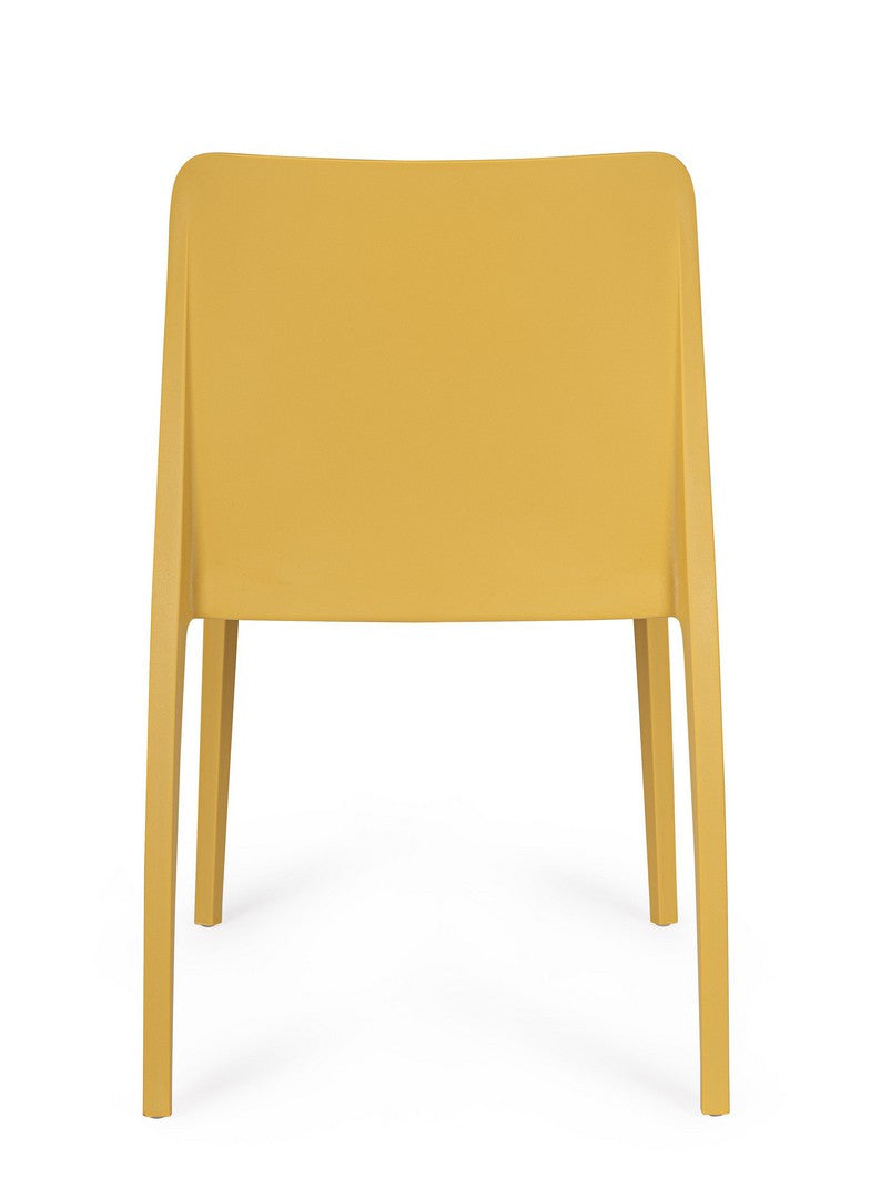 Scaun Dining Plastic Ocru, Chloris Bizzotto - Imagine 4