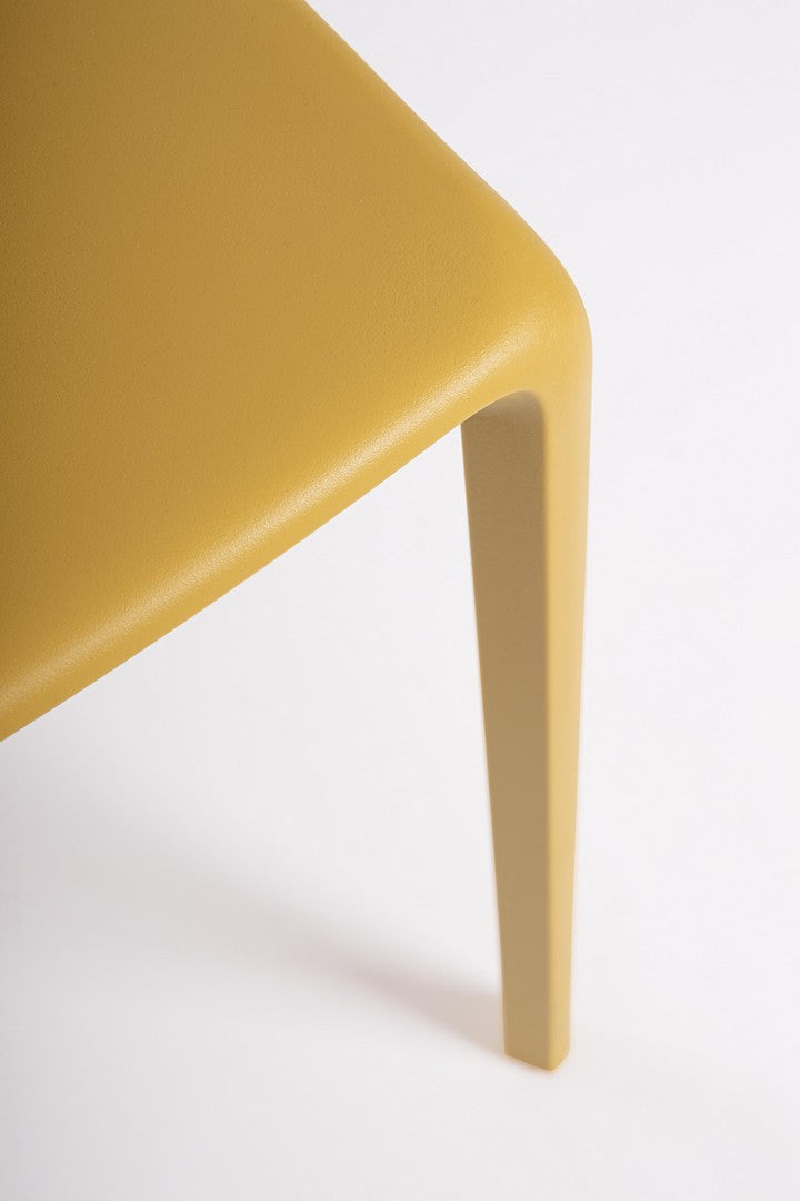 Scaun Dining Plastic Ocru, Chloris Bizzotto - Imagine 7