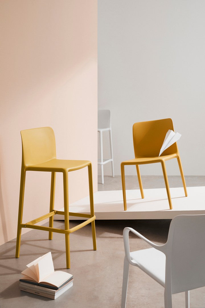 Scaun Dining Plastic Ocru, Chloris Bizzotto - Imagine 9