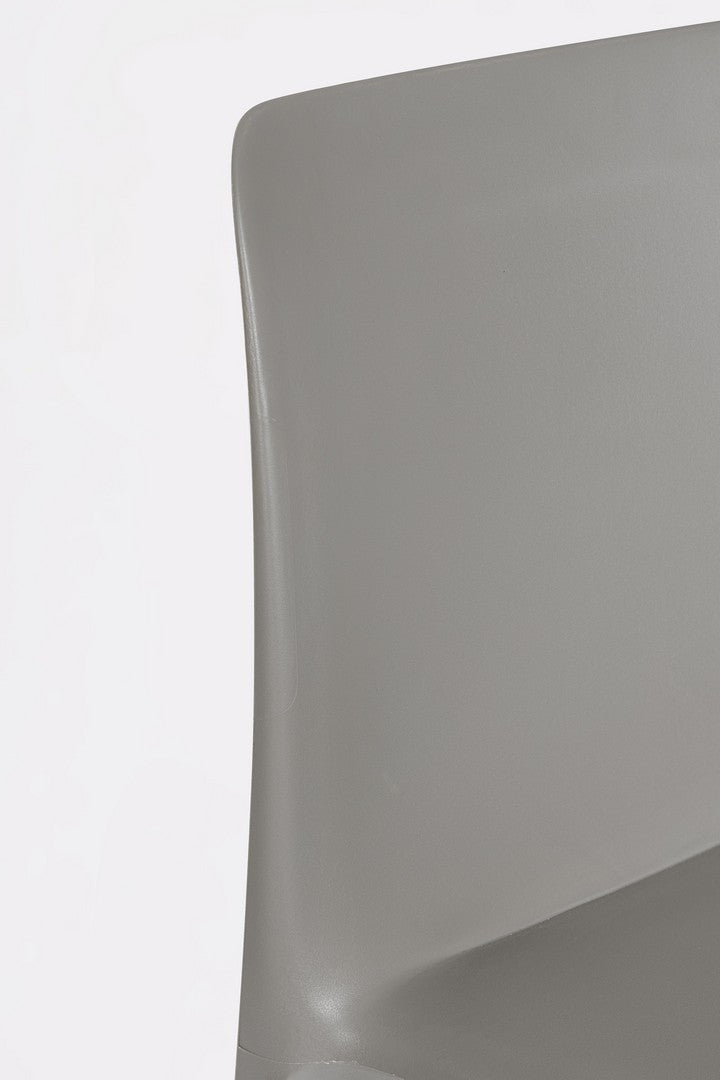 Scaun Dining Plastic Gri, Chloris Bizzotto - Imagine 6