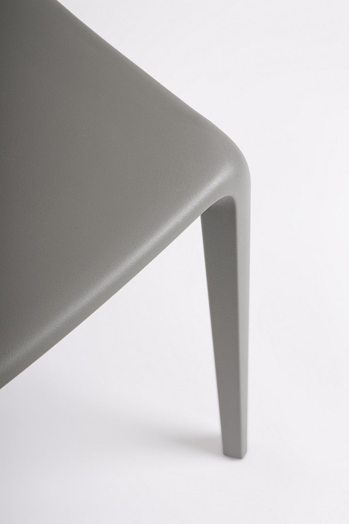 Scaun Dining Plastic Gri, Chloris Bizzotto - Imagine 7