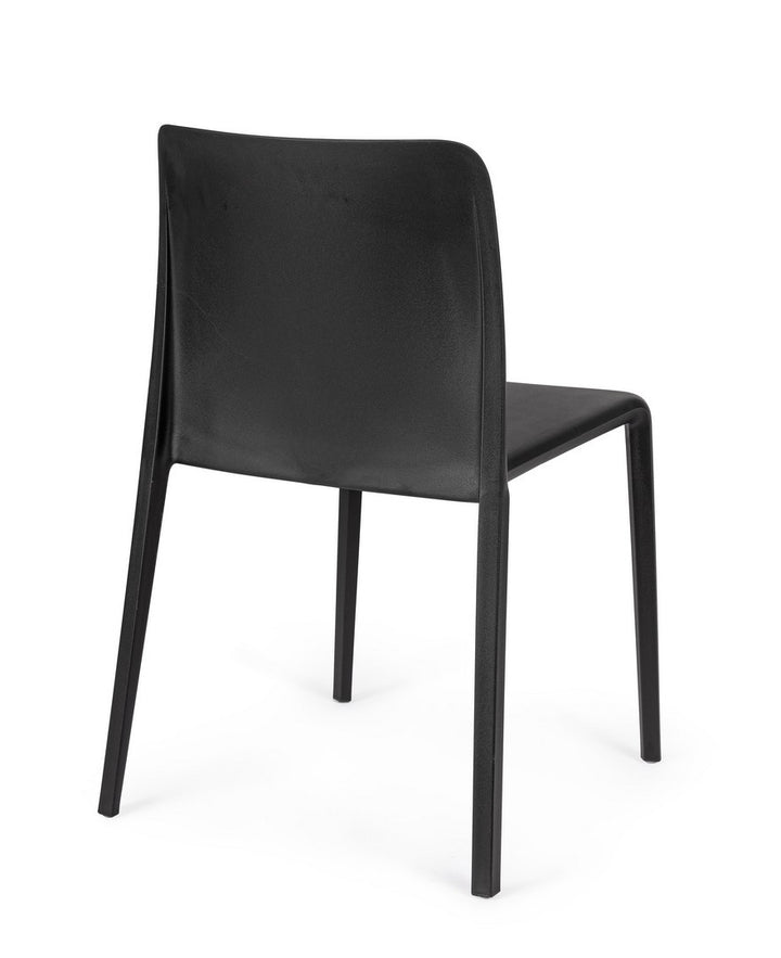 Scaun Dining Plastic Negru, Chloris Bizzotto - Imagine 2