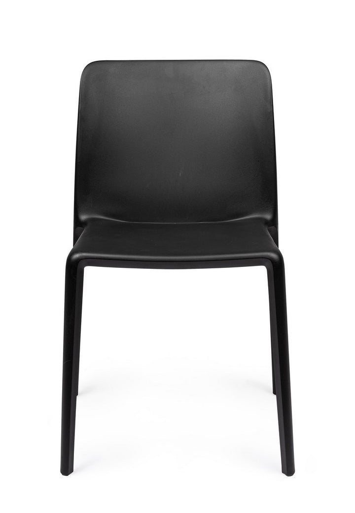 Scaun Dining Plastic Negru, Chloris Bizzotto - Imagine 3