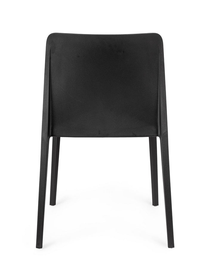 Scaun Dining Plastic Negru, Chloris Bizzotto - Imagine 4