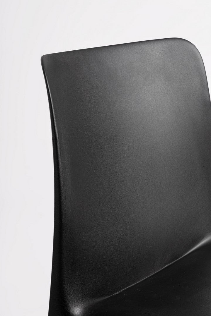 Scaun Dining Plastic Negru, Chloris Bizzotto - Imagine 6