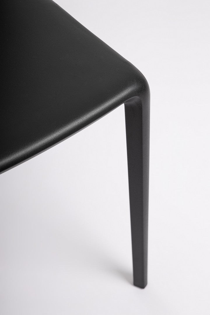 Scaun Dining Plastic Negru, Chloris Bizzotto - Imagine 7