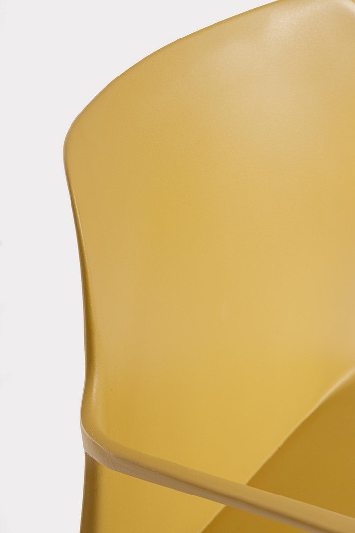 Scaun Dining Plastic Galben, Chloris Bizzotto - Imagine 6