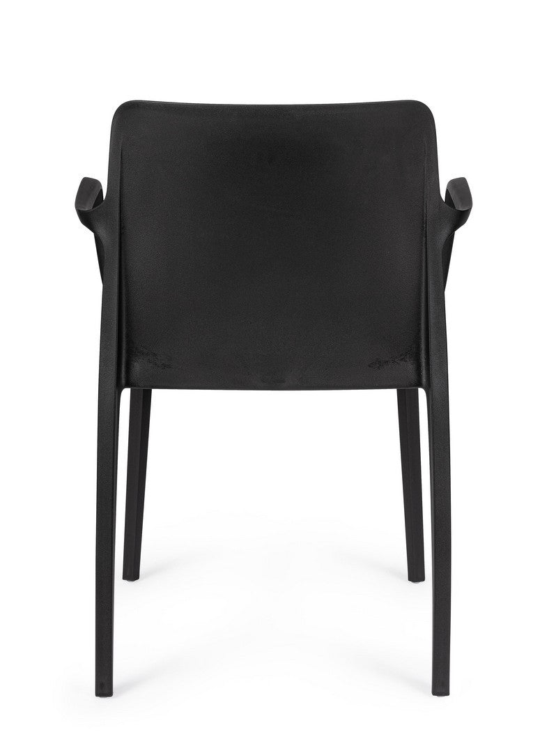 Scaun Dining Negru Stivuibil, Chloris Bizzotto - Imagine 4
