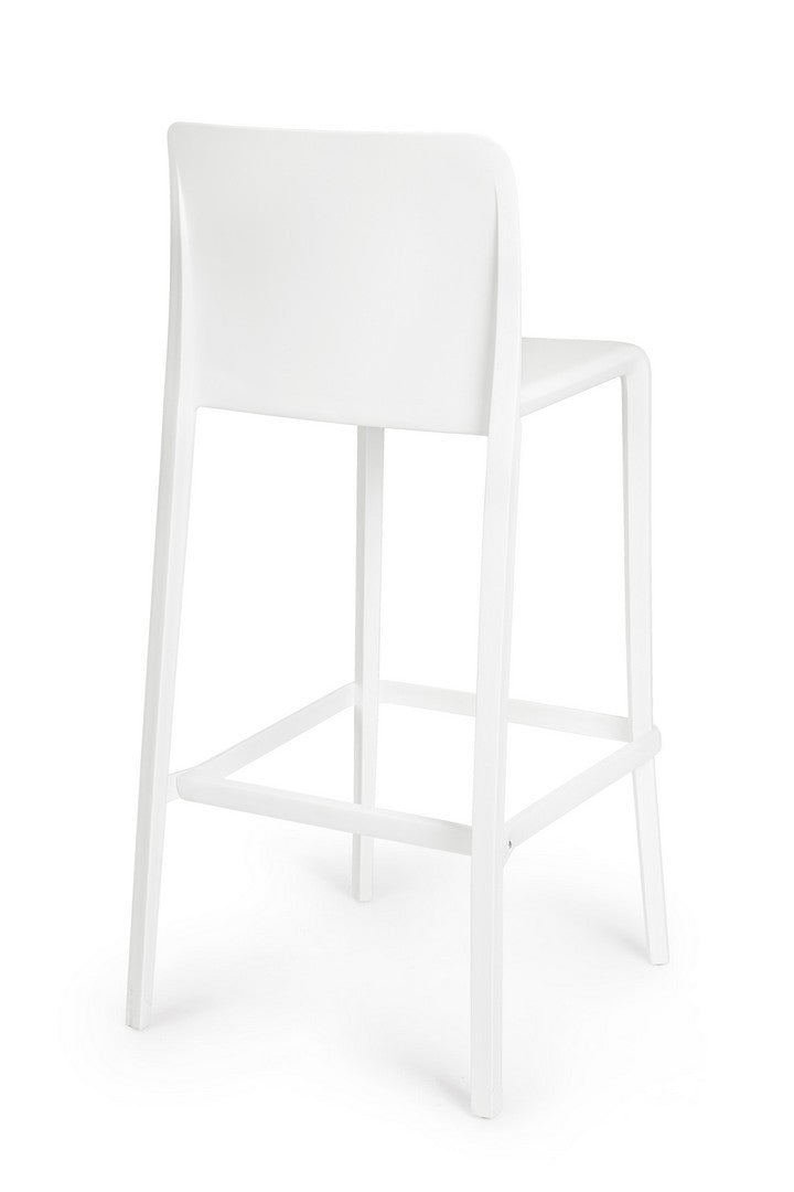 Scaun Bar Plastic Alb, Chloris Bizzotto - Imagine 2