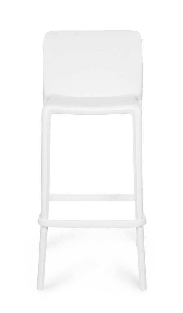 Scaun Bar Plastic Alb, Chloris Bizzotto - Imagine 3